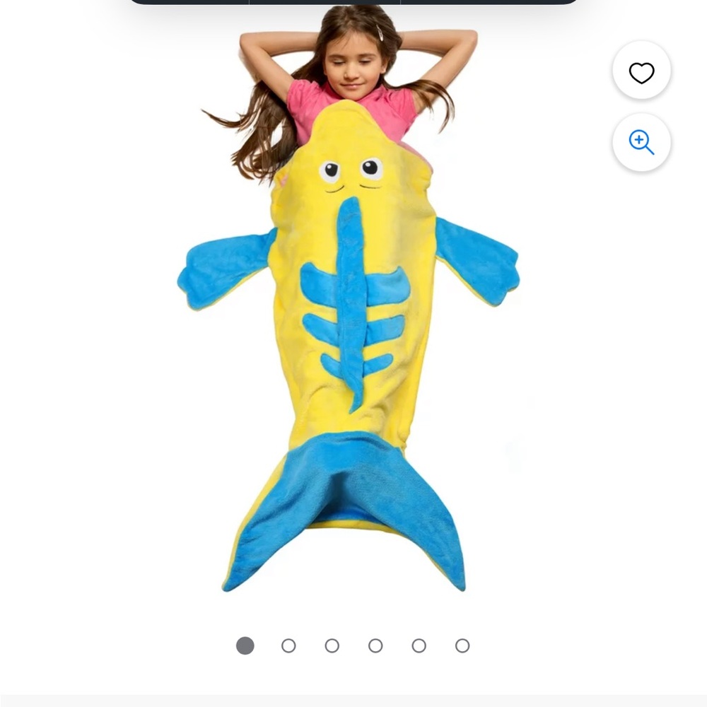 Catalonia Childrens Flounder Blanket, Hooded Wearable SnuggleTail Blanket.
